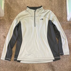 The North Face Light Gray and Dark Gray Pullover